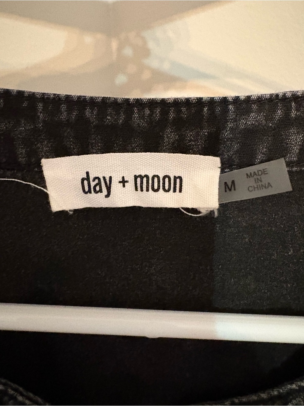 day + moon Black Pintuck Button-Front Women's Dress - Picture 3 of 3